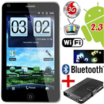 5"Android 2.3 Smart Phone 3G Phone with TV WiFi+16GB
