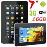 Tablet PC Flat PC 3G Cell Phone w/ WiFi Camera+MicroSD 16GB