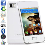 3.8"2 SIM Cell Phone+ WiFi+ TV+ Java + 16GB